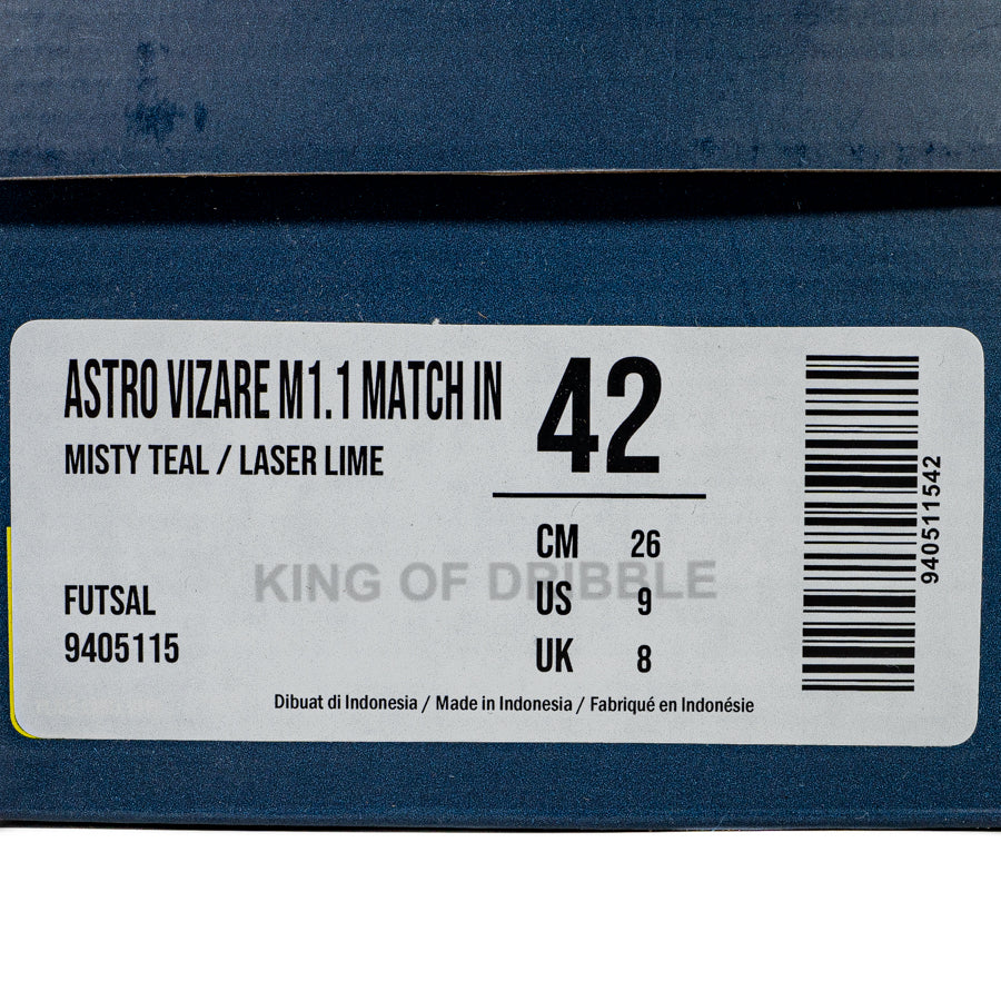 KING OF DRIBBLE Sepatu Futsal Mills Astro Vizare M1.1 Match IN 9405115 Original
