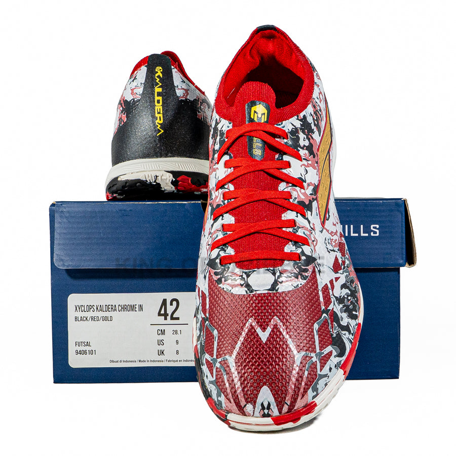 KING OF DRIBBLE Sepatu Futsal Mills Xyclops Kaldera Chrome IN 9406101 Original