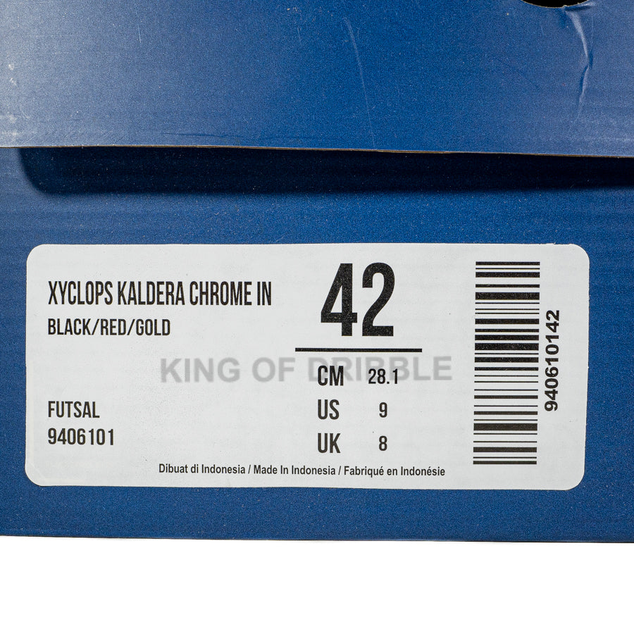 KING OF DRIBBLE Sepatu Futsal Mills Xyclops Kaldera Chrome IN 9406101 Original
