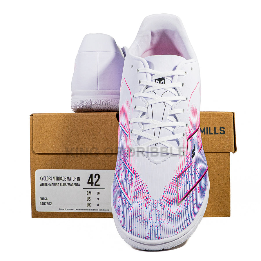 KING OF DRIBBLE Sepatu Futsal Mills Xyclops Nitroace Match IN 9407302 Original
