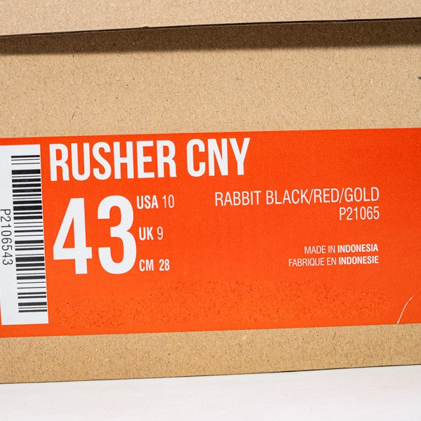 Sepatu Casual Piero Rusher Cny Rabbit Black P21065 Original BNIB