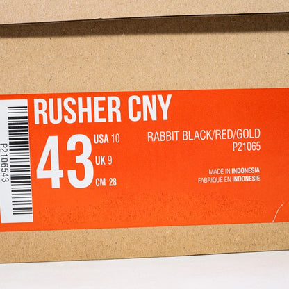 Sepatu Casual Piero Rusher Cny Rabbit Black P21065 Original BNIB