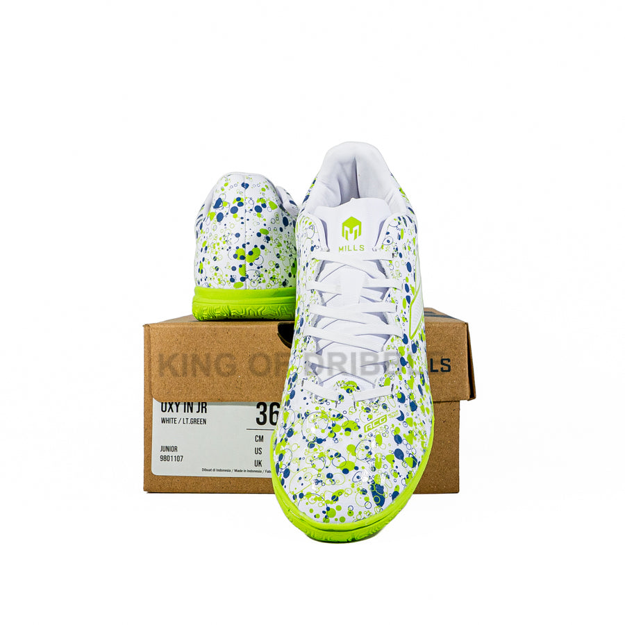 KING OF DRIBBLE Sepatu Futsal Anak Mills Oxy IN JR 9801107 Original