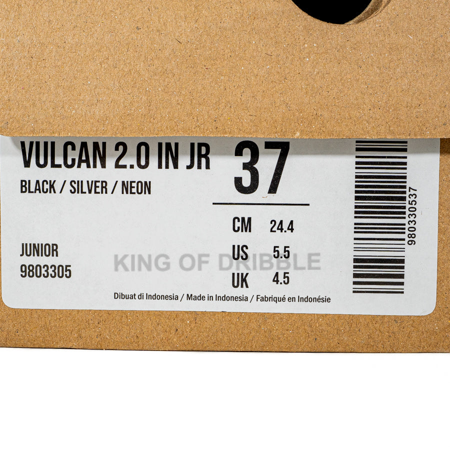 KING OF DRIBBLE Sepatu Futsal Anak Mills Vulcan 2.0 IN JR 9803305 Original