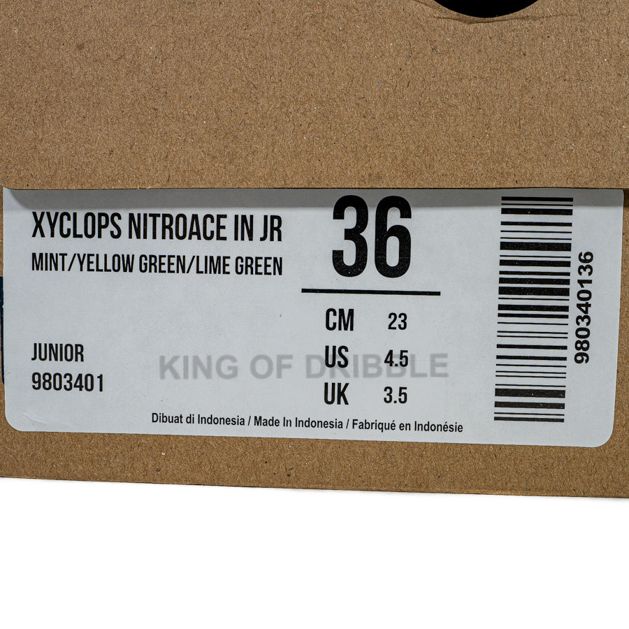 KING OF DRIBBLE Sepatu Futsal Anak Mills Xyclops Nitroace IN JR 9803401 Original