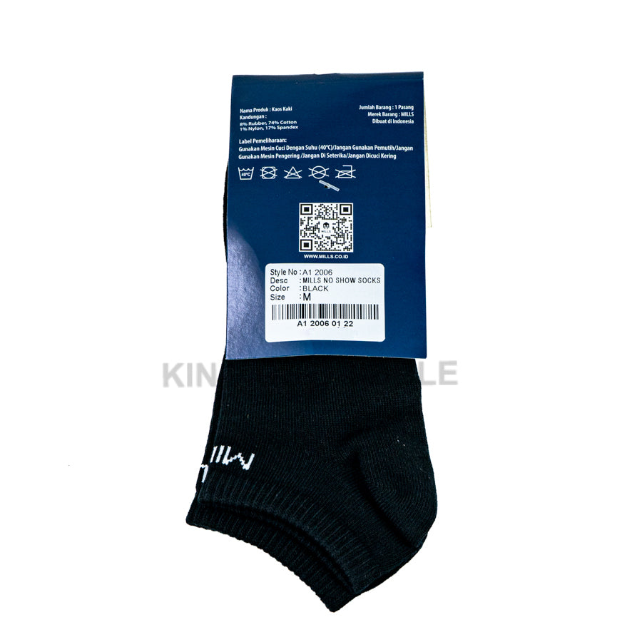 KING OF DRIBBLE Kaos Kaki Olahraga Mills No Show Socks A1 2006 Original