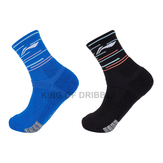 Kaos Kaki Badminton/Bulu Tangkis Li-Ning Mid Cut Socks AWST071 Original BNWT