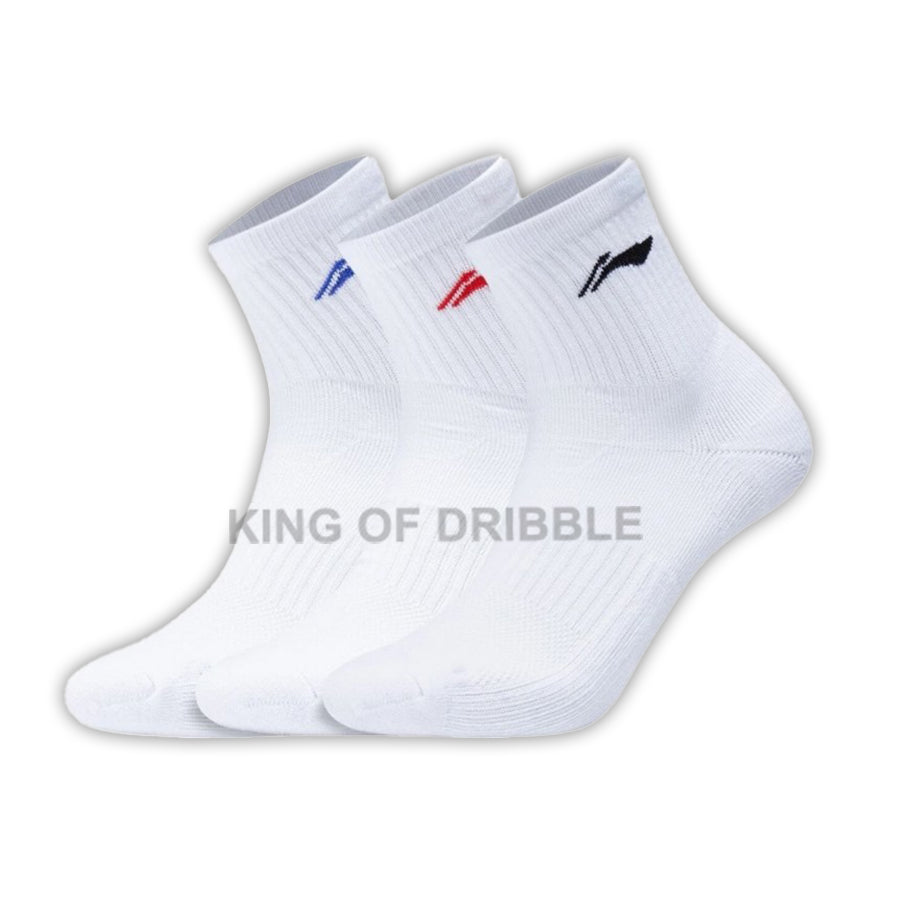 Kaos Kaki Badminton/Bulu Tangkis Li-Ning Mid Cut Socks AWSU059 Original BNWT