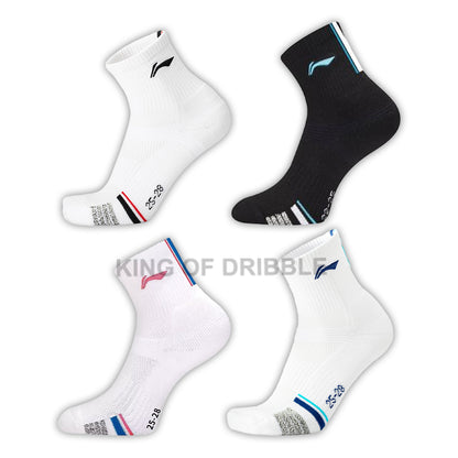 Kaos Kaki Badminton/Bulu Tangkis Li-Ning Mid Cut Socks AWSU071 Original BNWT