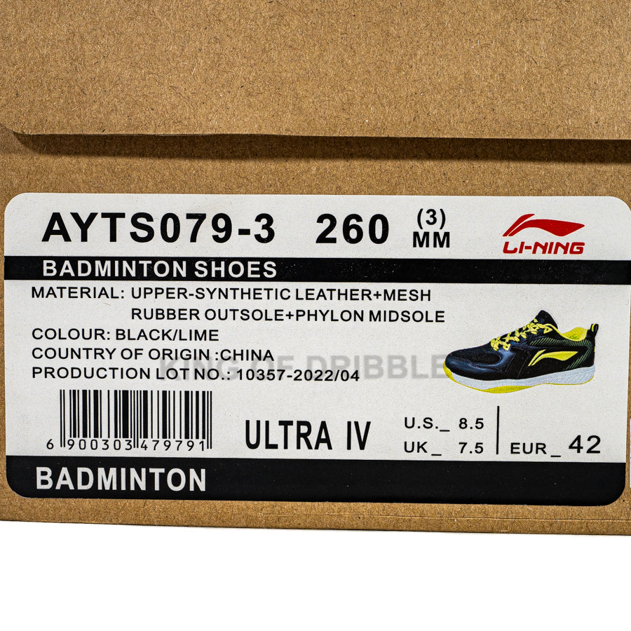 Sepatu Badminton/Bulu Tangkis Li-ning Ultra IV AYTS079-3 Original BNIB