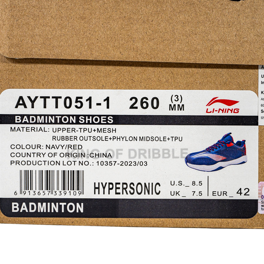 Sepatu Badminton/Bulu Tangkis Li-ning Hypersonic AYTT051-1 Original BNIB