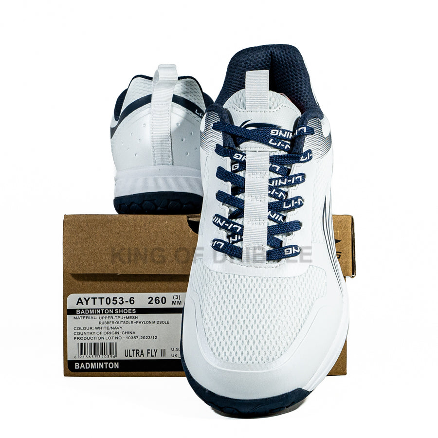 Sepatu Badminton/Bulu Tangkis Li-ning Ultra Fly III AYTT053-6 Original BNIB