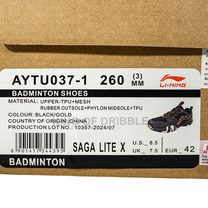 Sepatu Badminton/Bulu Tangkis Li-Ning Saga Lite X AYTU037-1 Original BNIB