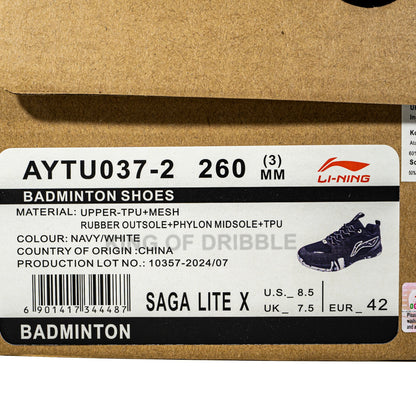 Sepatu Badminton/Bulu Tangkis Li-Ning Saga Lite X AYTU037-2 Original BNIB