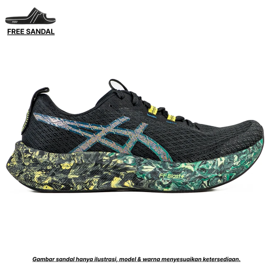 KING OF DRIBBLE Sepatu Running/Lari Asics Noosa Tri 16 1011B872-004 Original - Gratis Sandal