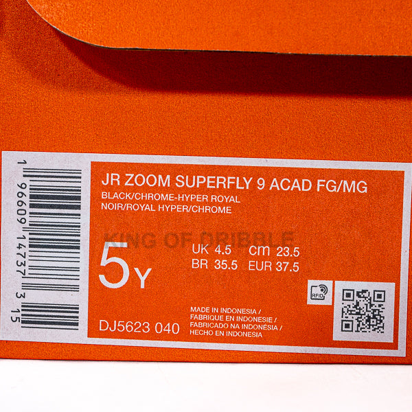 Sepatu Bola Anak Nike JR Zoom Superfly 9 Academy FG/MG DJ5623-040 Original BNIB