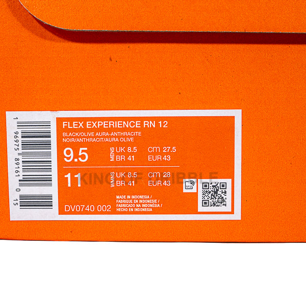 Sepatu Running/Lari Nike Flex Experience Run 12 DV0740-002 Original BNIB