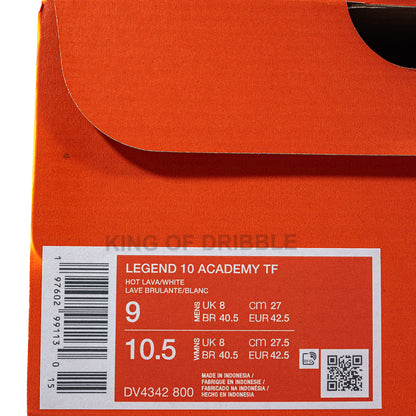 Sepatu Mini Soccer Nike Legend 10 Academy Tf DV4342-800 Original BNIB