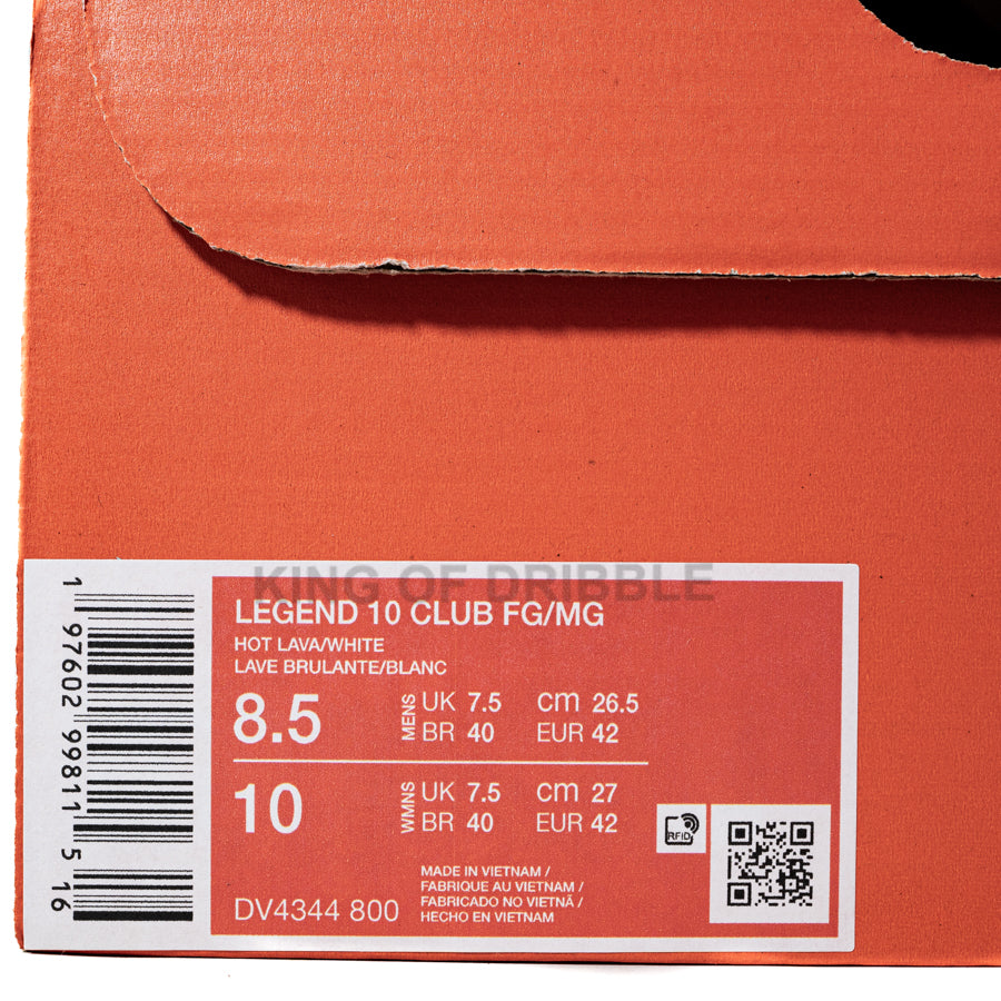 KING OF DRIBBLE Sepatu Bola Nike Legend 10 Club FG/MG DV4344-800 Original