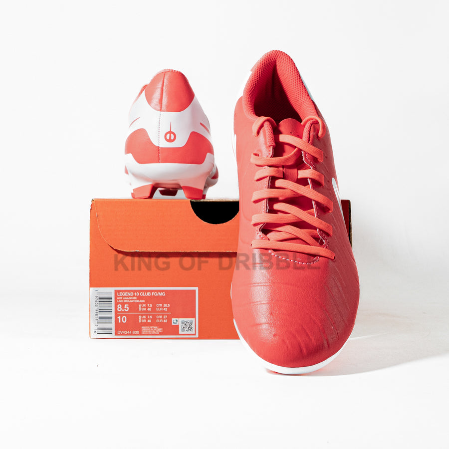 KING OF DRIBBLE Sepatu Bola Nike Legend 10 Club FG/MG DV4344-800 Original