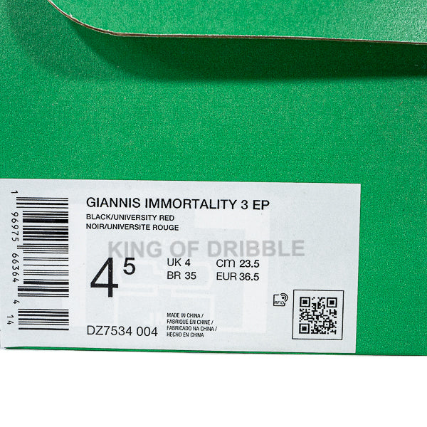 Sepatu Basket Anak Nike Giannis Immortality 3 EP DZ7534-004 Original BNIB