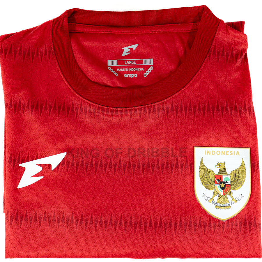 KING OF DRIBBLE Jersey Erspo Timnas 2025 Supporter Home SS Red Man ERS.XF0385 Original