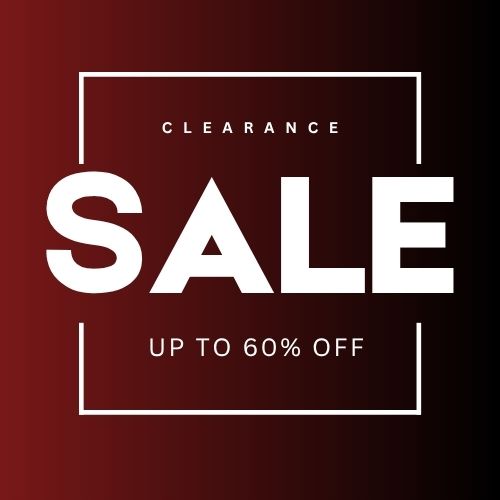 <strong>CLEARANCE SALE 60%</strong>