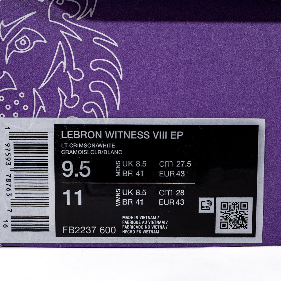 Sepatu Basket Nike Lebron Witness VIII EP FB2237-600 Original BNIB