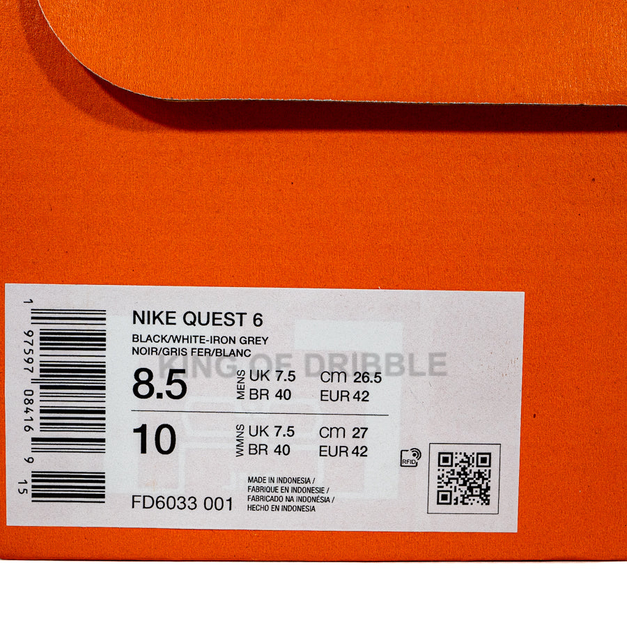 Sepatu Running/Lari Nike Quest 6 FD6033-001 Original BNIB