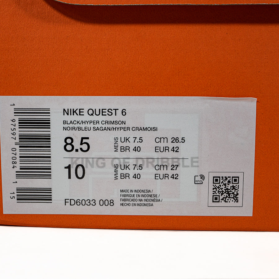 Sepatu Running/Lari Nike Quest 6 FD6033-008 Original BNIB