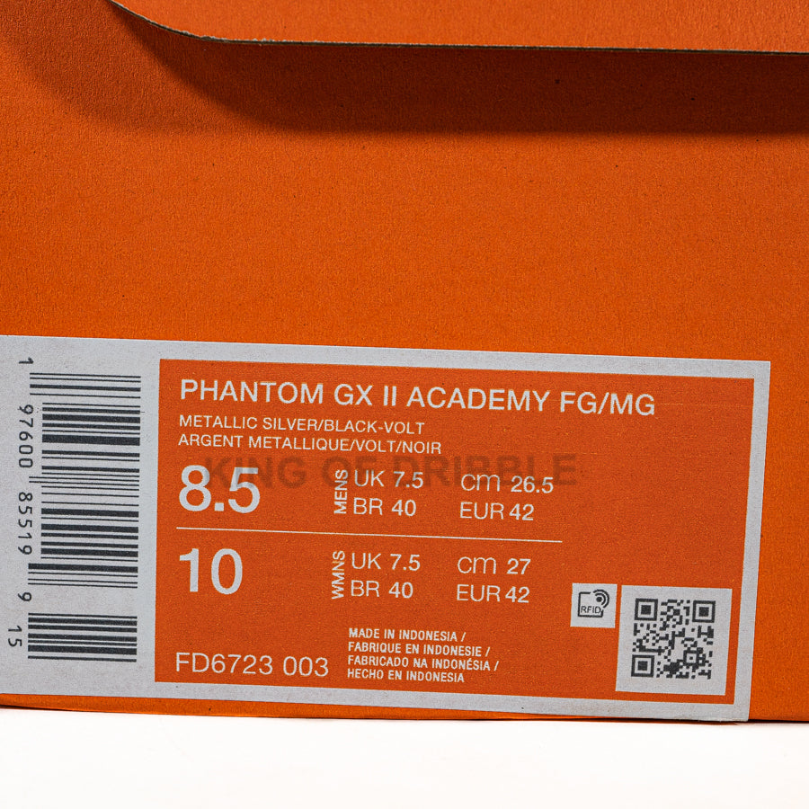 Sepatu Bola Nike Phantom GX II Academy FG/MG FD6723-003 Original BNIB