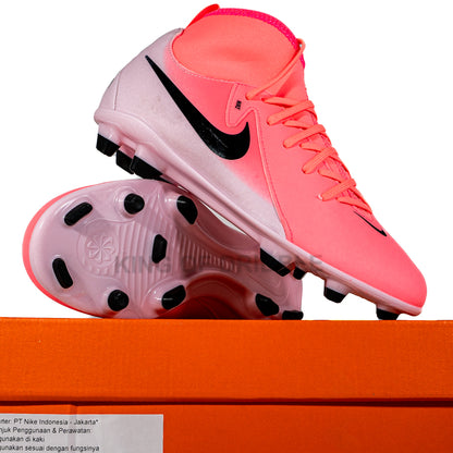 KING OF DRIBBLE Sepatu Bola Anak Nike JR Phantom Luna II Club FG/MG FJ2601-600 Original
