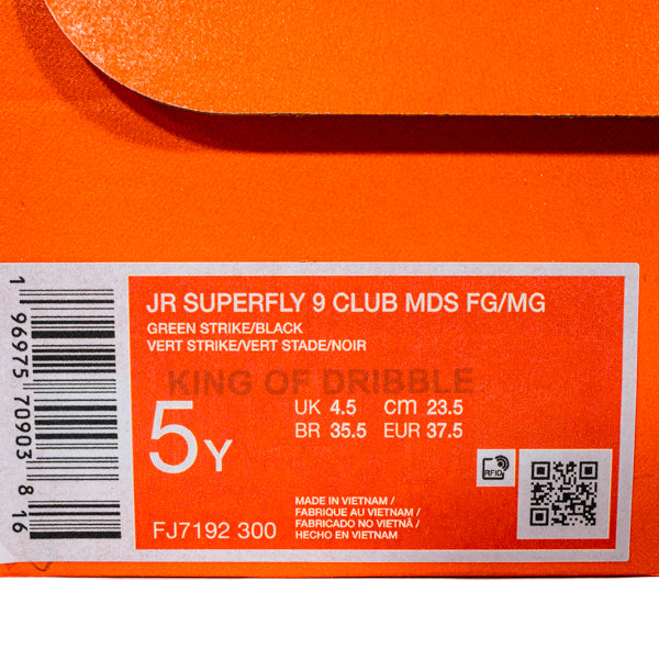 Sepatu Bola Anak Nike JR Superfly 9 Club MDS FG/MG FJ7192-300 Original BNIB