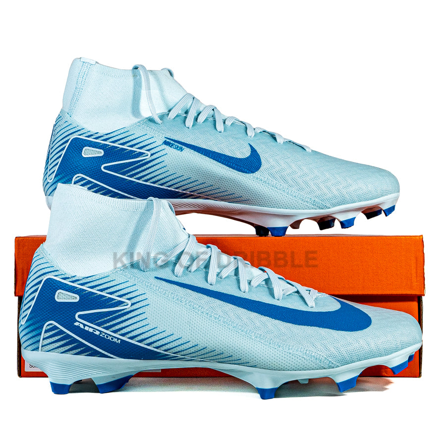 KING OF DRIBBLE Sepatu Bola Nike ZM Superfly 10 Academy FG/MG FQ1456-400 Original
