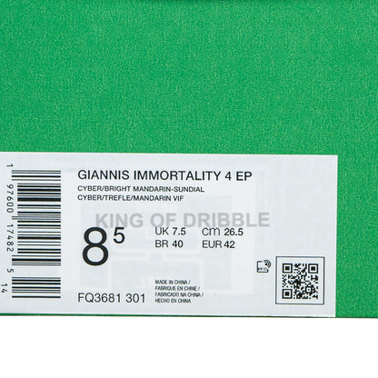 Sepatu Basket Nike Giannis Immortality 4 EP FQ3681-301 Original BNIB