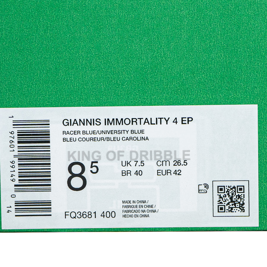 Sepatu Basket Nike Giannis Immortality 4 EP FQ3681-400 Original BNIB