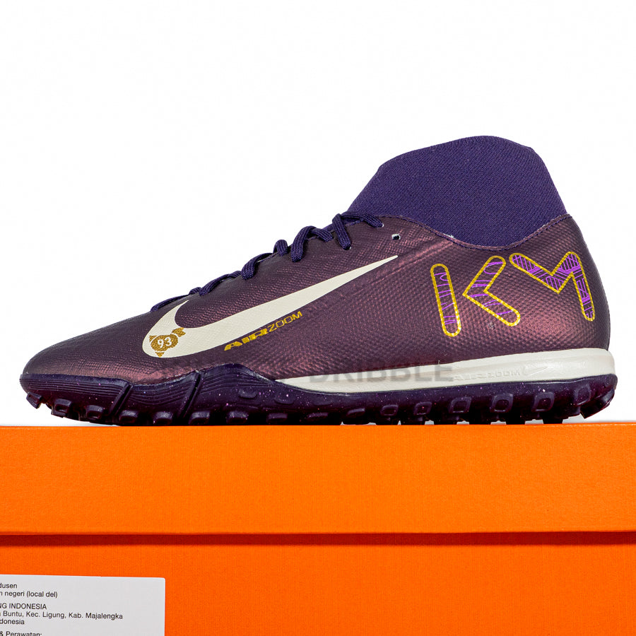 KING OF DRIBBLE Sepatu Mini Soccer Nike ZM Superfly 10 Academy KM TF FQ8333-500 Original