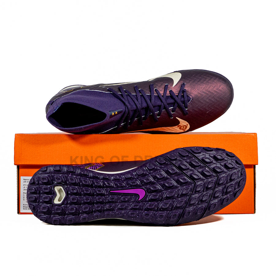 KING OF DRIBBLE Sepatu Mini Soccer Nike ZM Superfly 10 Academy KM TF FQ8333-500 Original