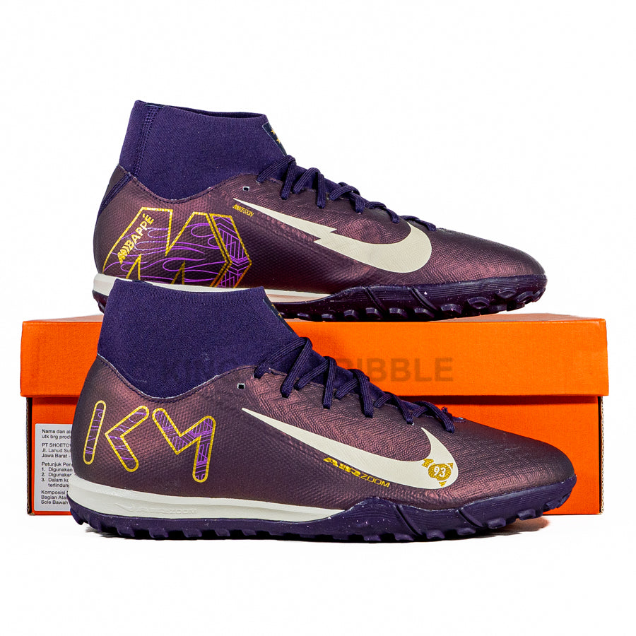 KING OF DRIBBLE Sepatu Mini Soccer Nike ZM Superfly 10 Academy KM TF FQ8333-500 Original