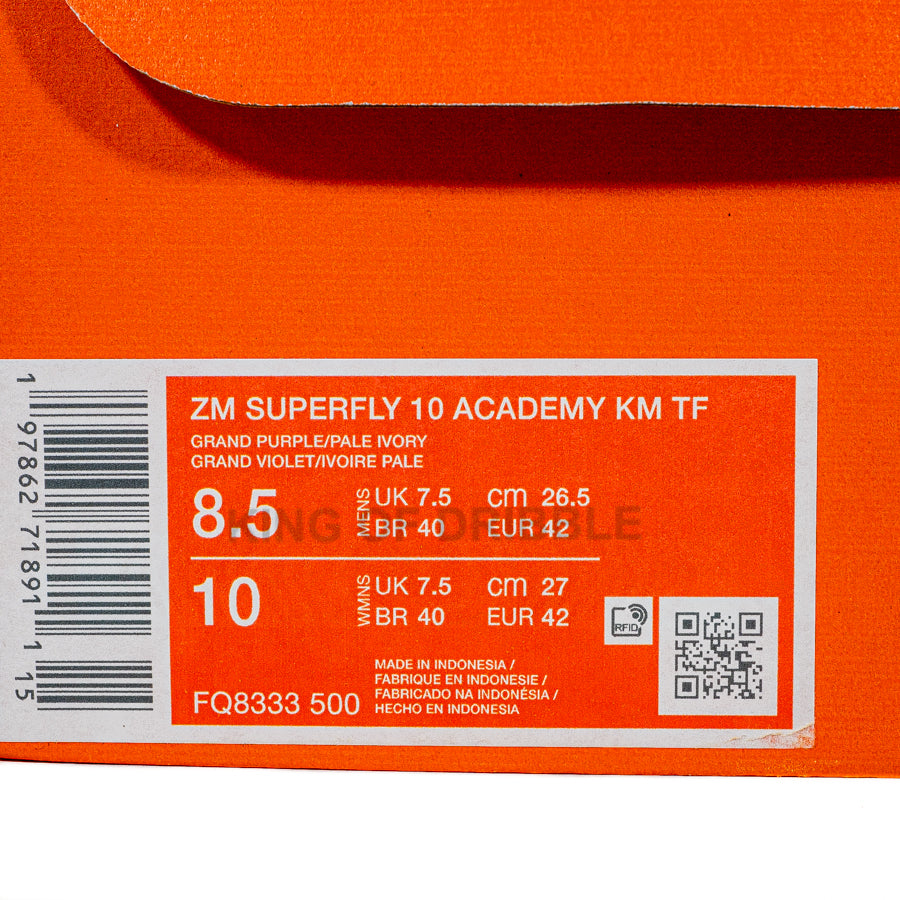 KING OF DRIBBLE Sepatu Mini Soccer Nike ZM Superfly 10 Academy KM TF FQ8333-500 Original