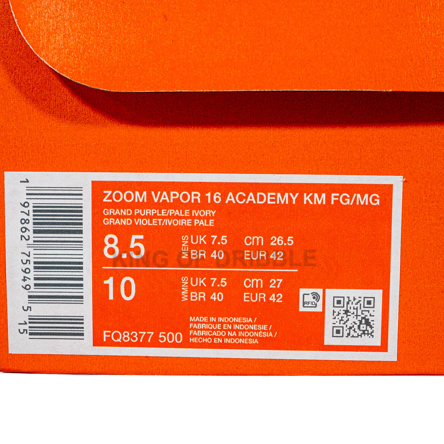 KING OF DRIBBLE Sepatu Bola Nike Zoom Vapor 16 Academy KM FG/MG FQ8377-500 Original