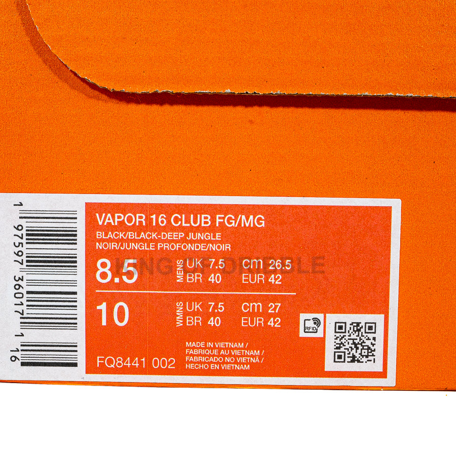 Sepatu Bola Nike Vpr 16 Club FG/MG FQ8441-002 Original BNIB