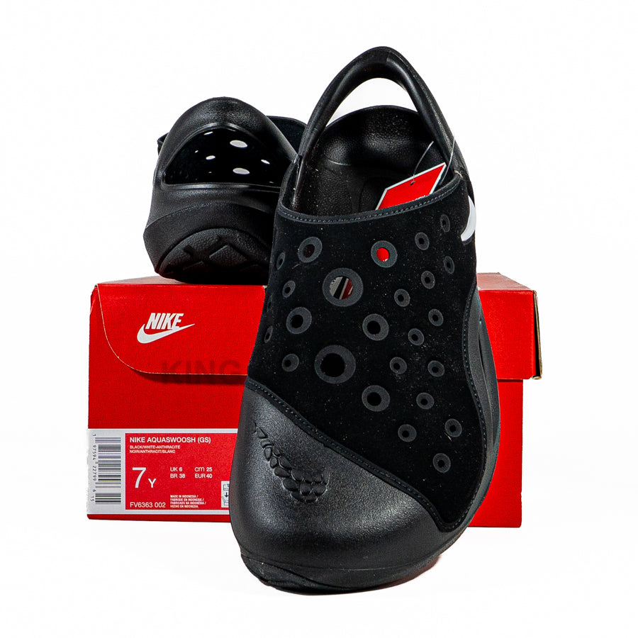 KING OF DRIBBLE Sandal Anak Nike Aqua Swoosh FV6363-002 Original