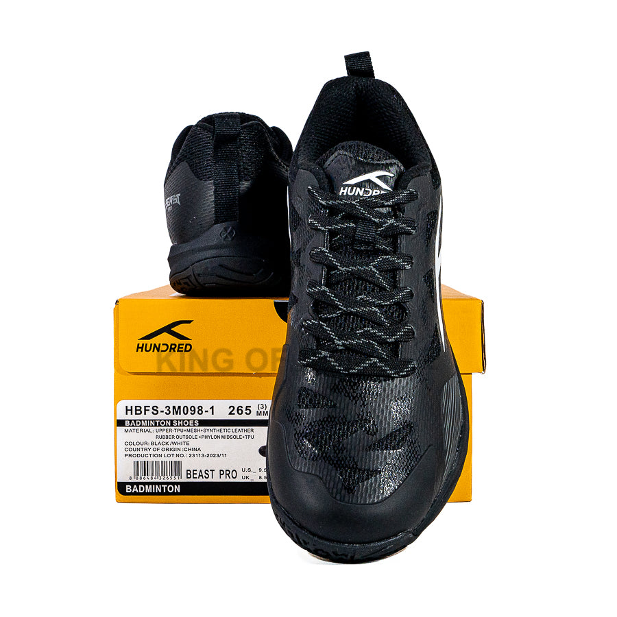 Sepatu Badminton/Bulu Tangkis Hundred Beast Pro HBFS-3M098-1 Original BNIB