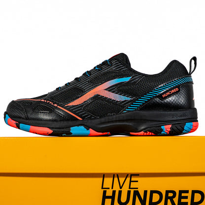 KING OF DRIBBLE Sepatu Badminton/Bulu Tangkis Hundred Battle HBFS-4M112-1 Original