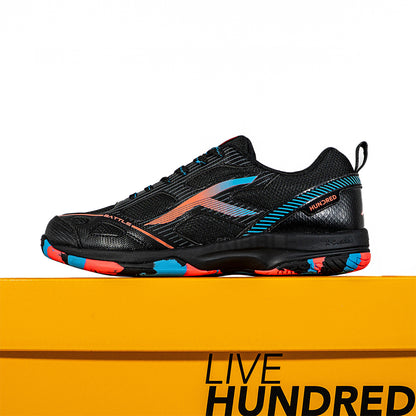 KING OF DRIBBLE Sepatu Badminton/Bulu Tangkis Anak Hundred Battle HBFS-4M112-1 Original