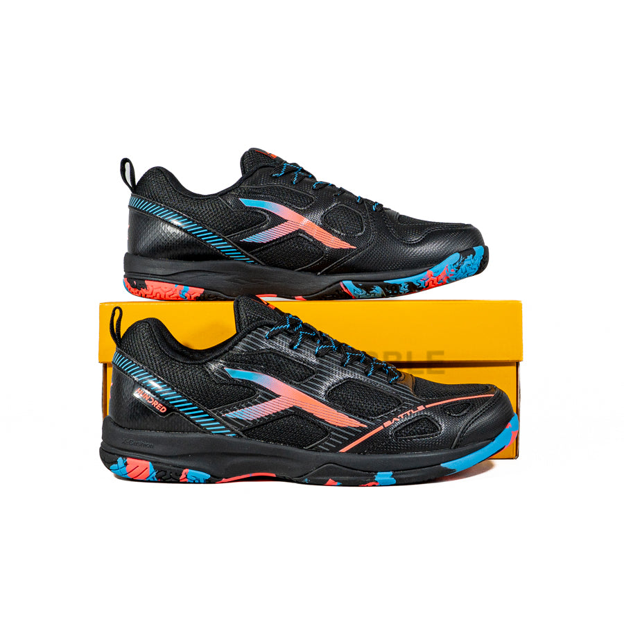 KING OF DRIBBLE Sepatu Badminton/Bulu Tangkis Anak Hundred Battle HBFS-4M112-1 Original