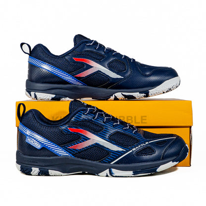 KING OF DRIBBLE Sepatu Badminton/Bulu Tangkis Hundred Battle HBFS-4M112-3 Original