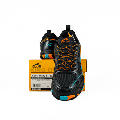 KING OF DRIBBLE Sepatu Badminton/Bulu Tangkis Anak Hundred Battle HBFS-4M112-5 Original