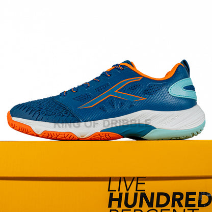 KING OF DRIBBLE Sepatu Badminton/Bulu Tangkis Hundred Hypercourt HBFS-4M113-4 Original